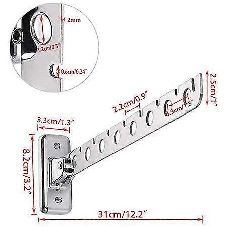 Foldable Clothes Hanger Rack Wall Hooks Closet Storage Organizer