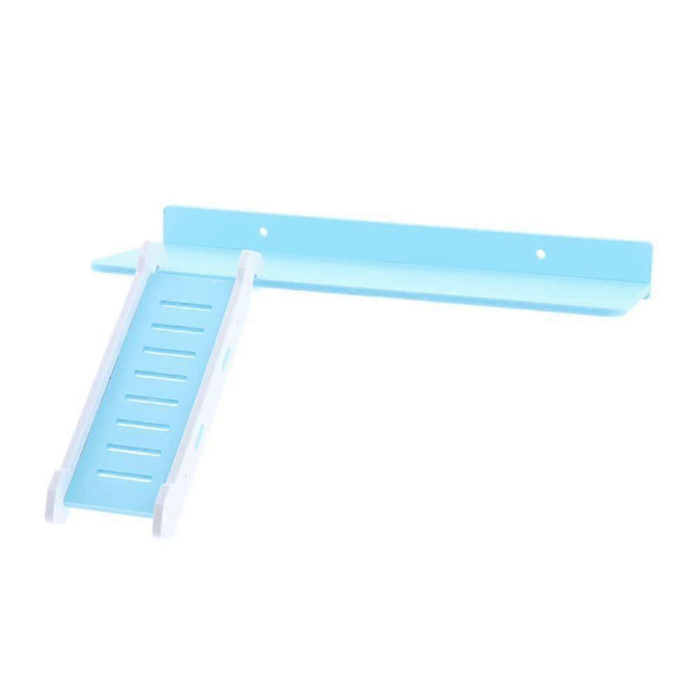 Wooden Platform And Ladder Set For Climbing Red Chinchilla Hamster
