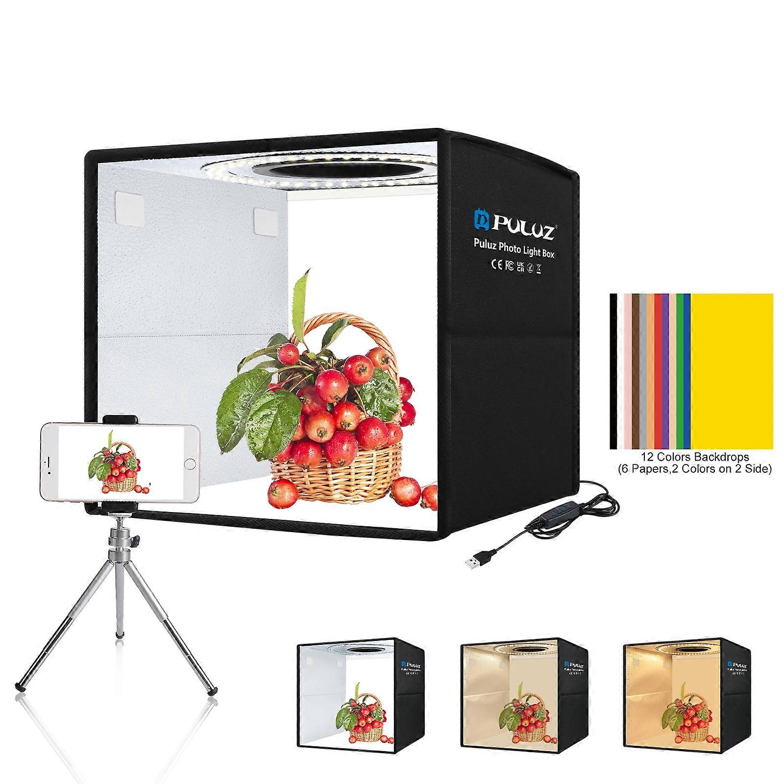 PULUZ 25cm Folding Portable Photo Lighting Studio