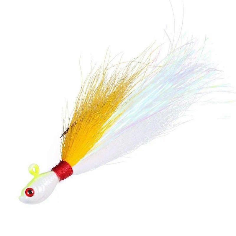 Inchiku Jig Head For Sea Fishing Multicolor Lure For Trout And Bass Fishing Accessories With Hook And Bucktail Jig