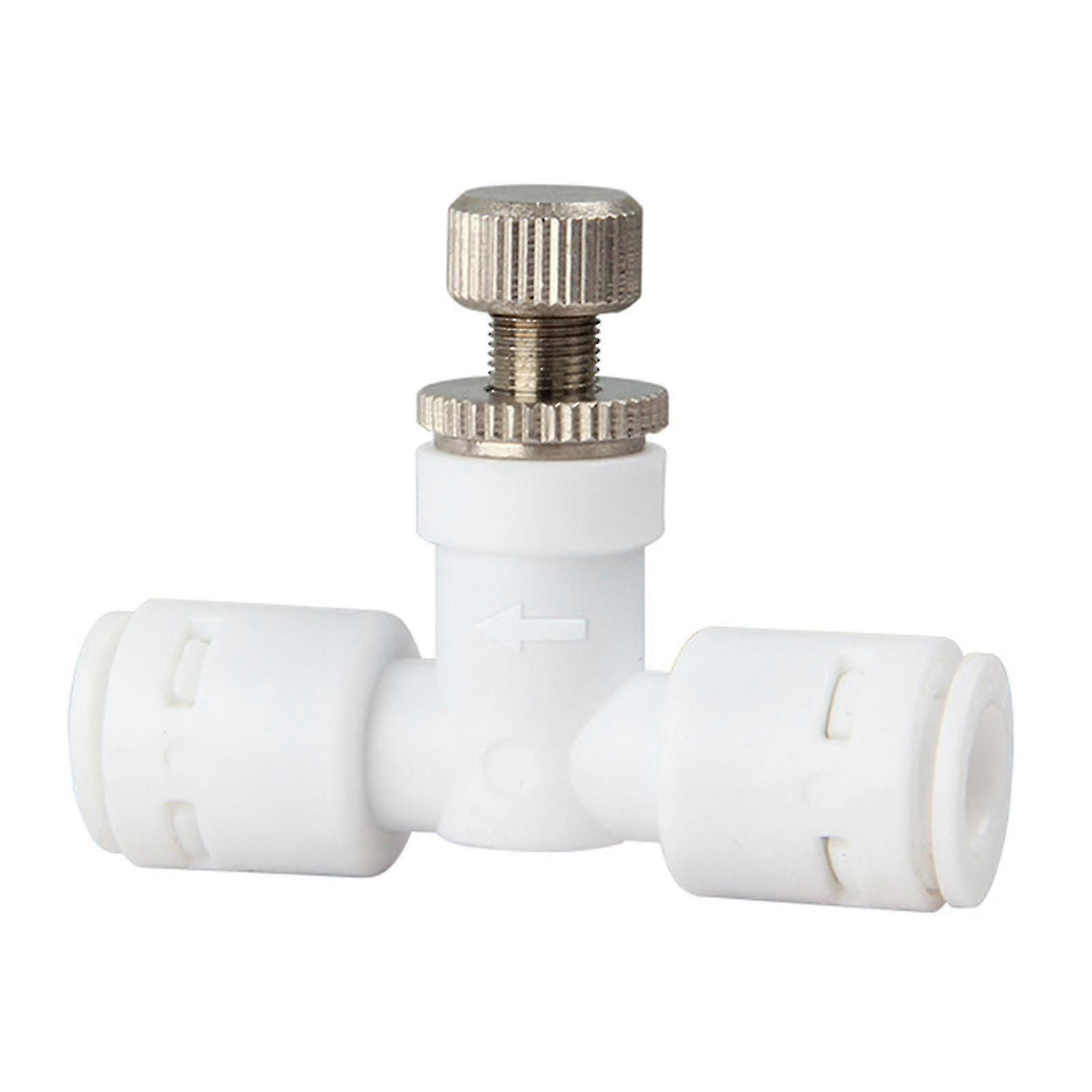 Upgrade Water Valve Micro-adjust Water Flow Regulator 1/4" Fast Connection