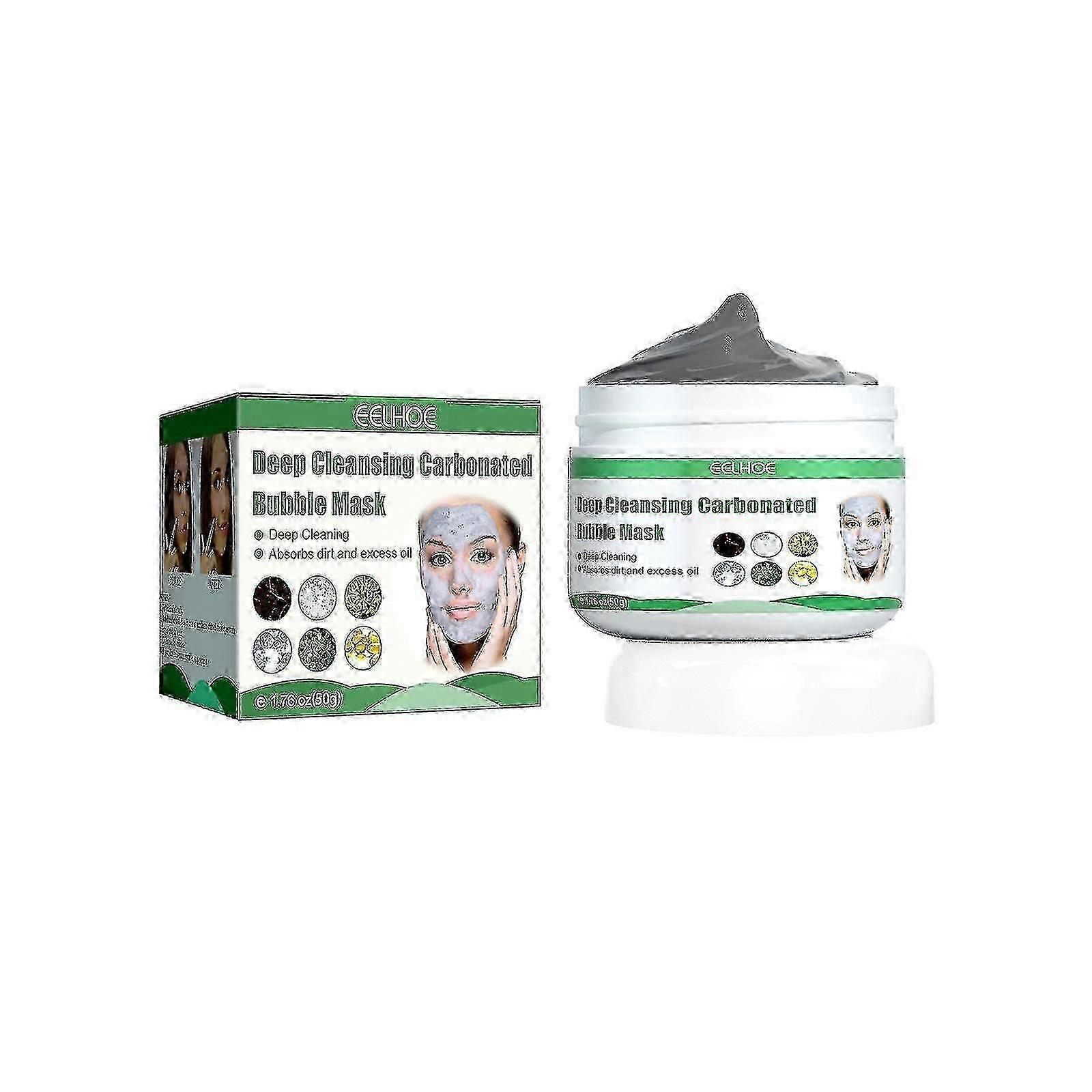 Cleansing And Smearing Bubble Mask Moisturizing And Gentle Smearing Oxygen Cleansing Mud Mask To Remove Blackh