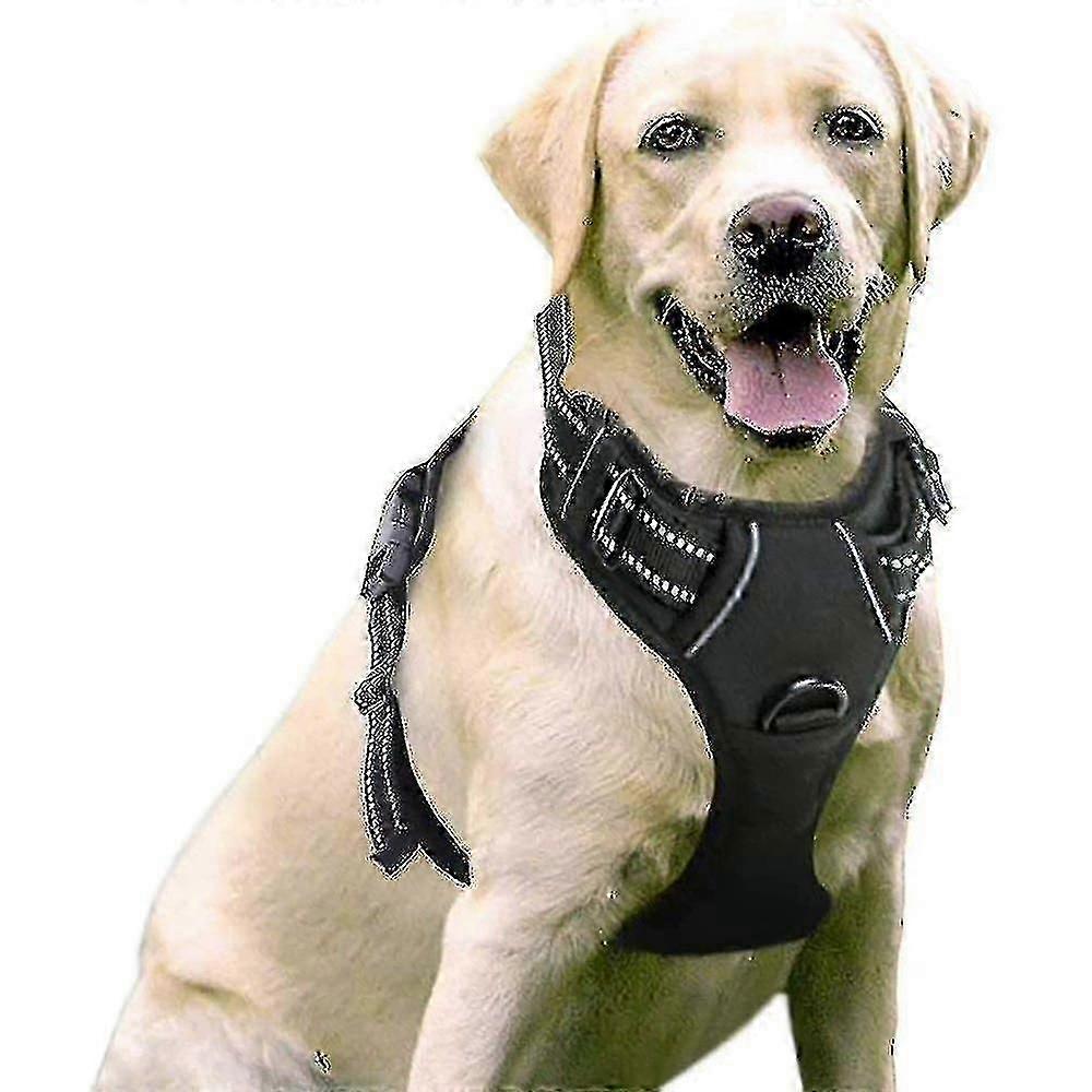 No-pull Dog Harness Padded Adjustable Pet Vest Harness For Large Dogs Training Or Walking