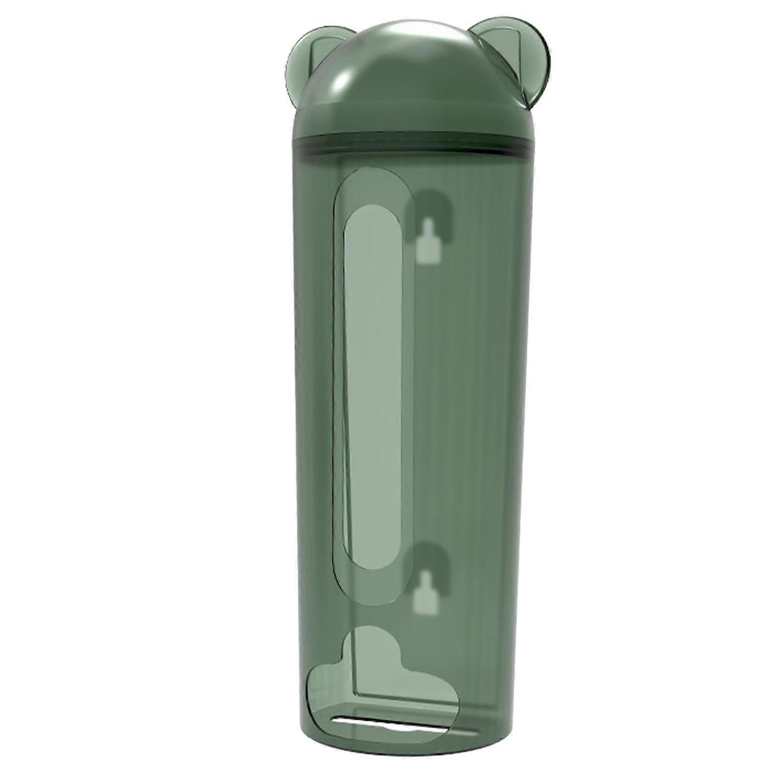 Wall Mount Storage Box with Lid Extraction Type Underwear Sock Dispenser Large Capacity Plastic Organizer Green