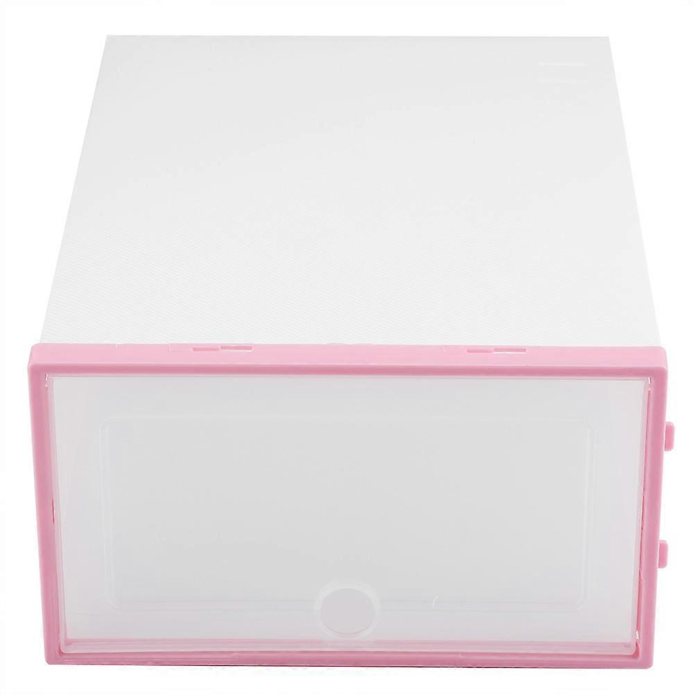 Stackable Clear Plastic Shoe Storage Box Drawer Style Family Room Shoe Storage Box