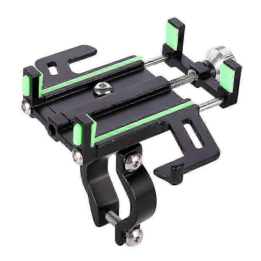 Shockproof Aluminum Bicycle Phone Mount - Secure Navigation Bracket for Riding with Mobile Phone Holder