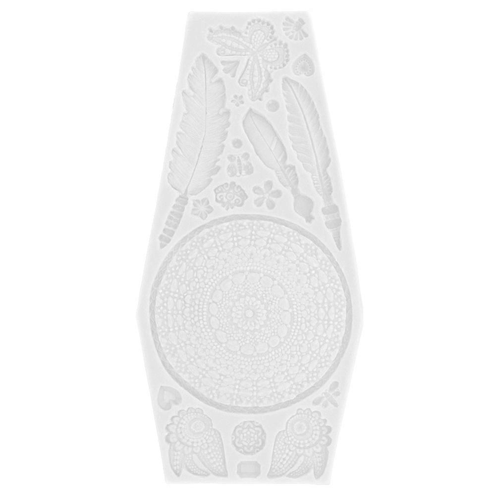 DIY Feather Butterfly Texture Silicone Mold Cake Fondant Cookie Chocolate Mould Decorating Baking Tool