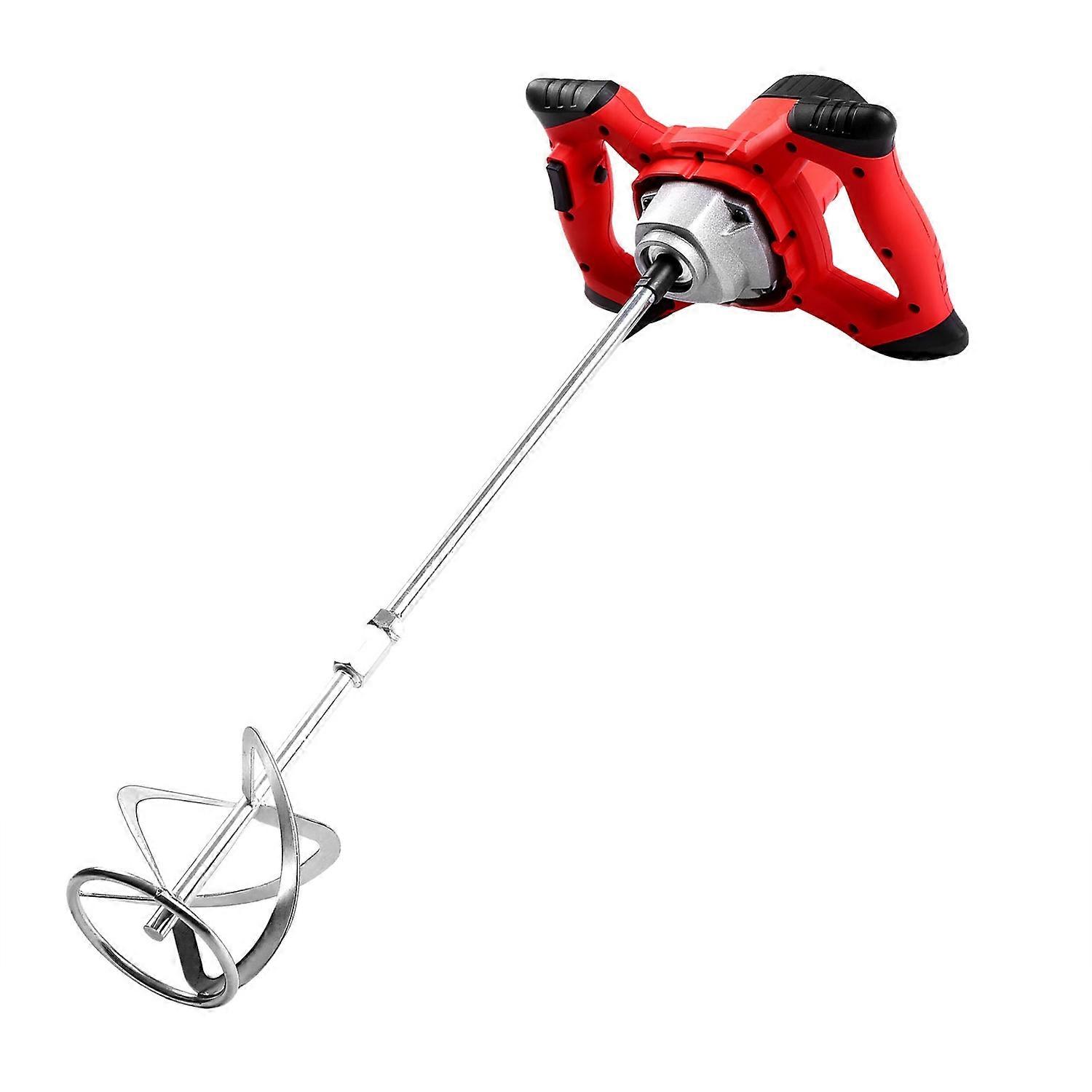 Cement Mixer 2100W Portable Handheld Electric Concrete Mixer with 6 Adjustable Speed for Mixing Mud