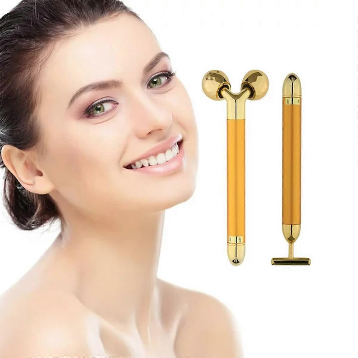 3D Face Roller Massage Face Lifting Massager - Face Roller With Microcurrent - Massager Massage Roller For Face