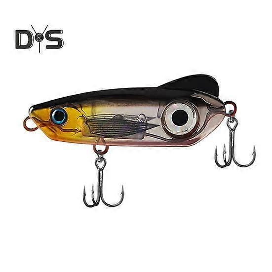 6.5CM/18G/24G Fishing Lure Light with Treble Hook Long Casting Sinking Artificial Bait with 3 Colors LED Light Saltwater Freshwater Bass Walleye