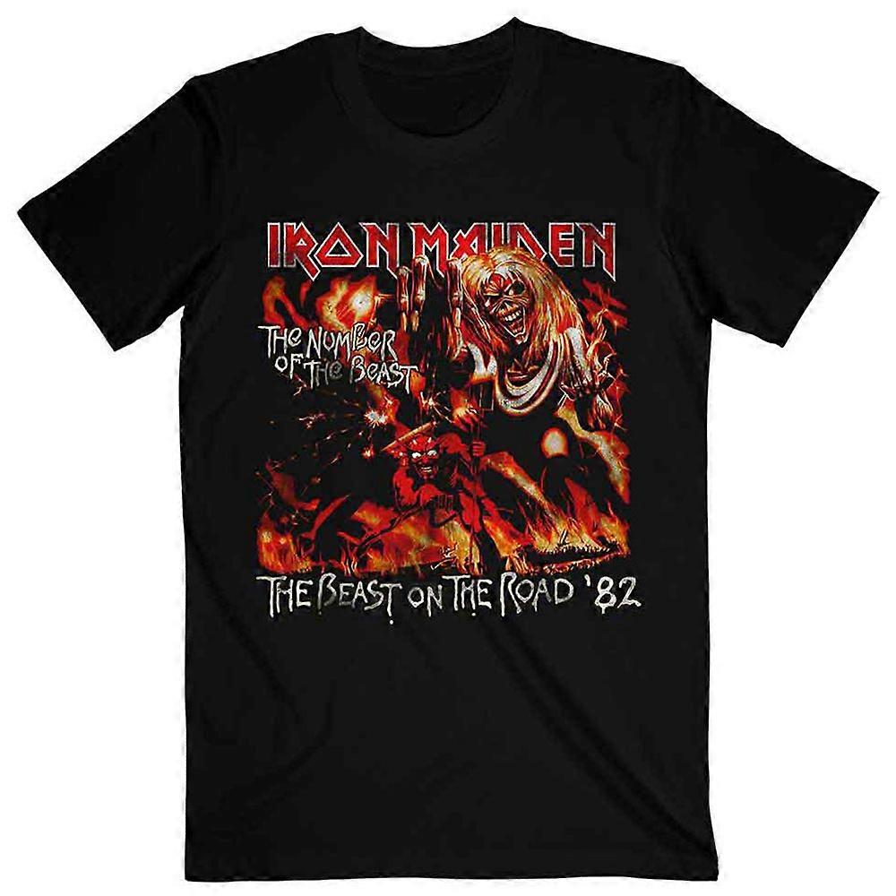 Iron Maiden Number Of The Beast The Beast On The Road Vintage T Shirt
