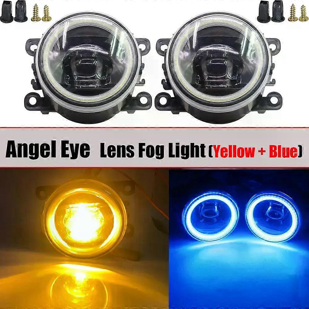Compatible 2 Pieces Car Styling H11 LED Fog Light Halo Ring Angel Eye Daytime Running Light DRL 12V For Porsche Cayenne 955 2002-2015