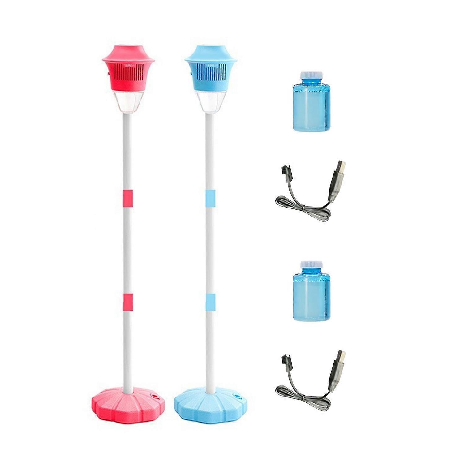 Kids Bubble Machine with LED Lights Easy to Use Rechargeable Outdoor Automatic Bubbles Blower Maker