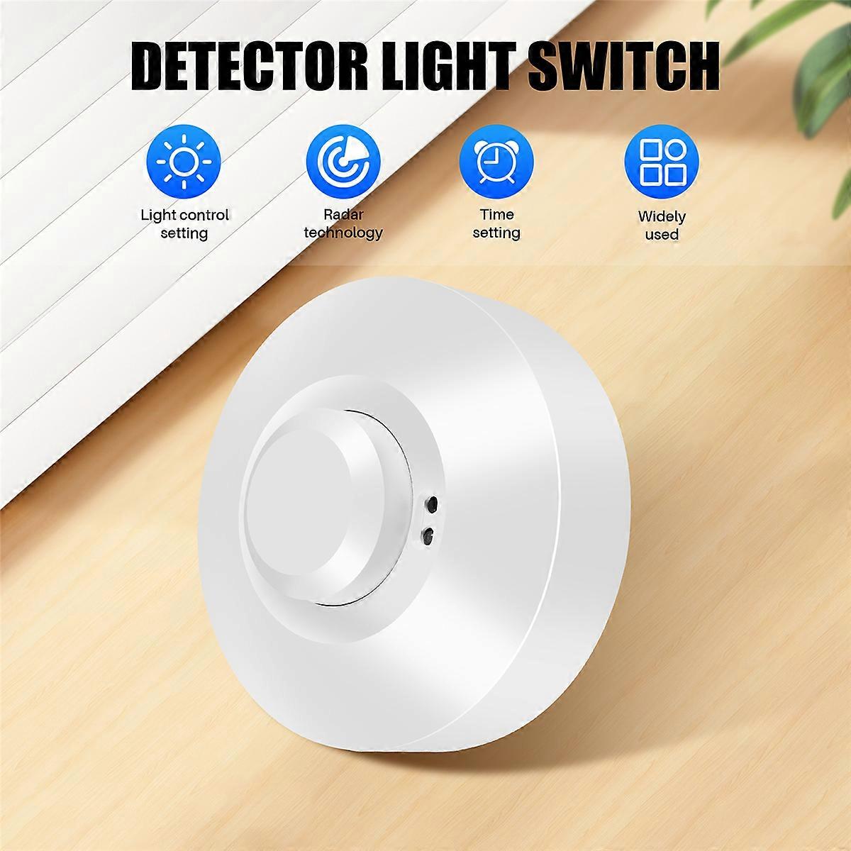 Microwave Sensor Pir Occupancy Body Motion Detector Light Switch