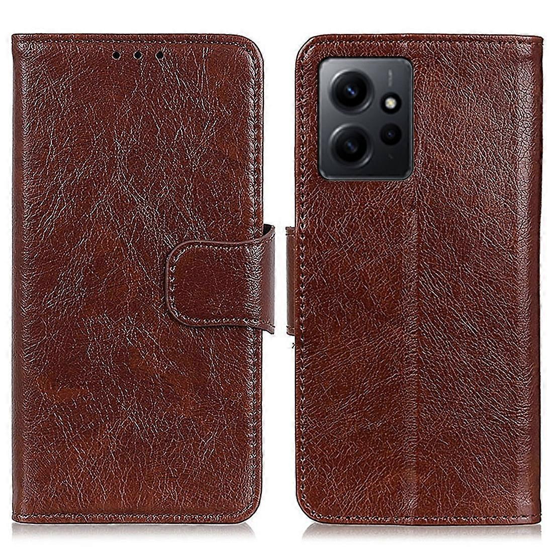 For Xiaomi Redmi Note 12 4G Global Nappa Texture Leather Phone Case