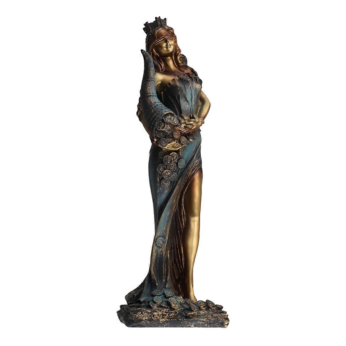 Blindfolded Fortuna Statue Ancient Greek Roman Goddess Of Fortune