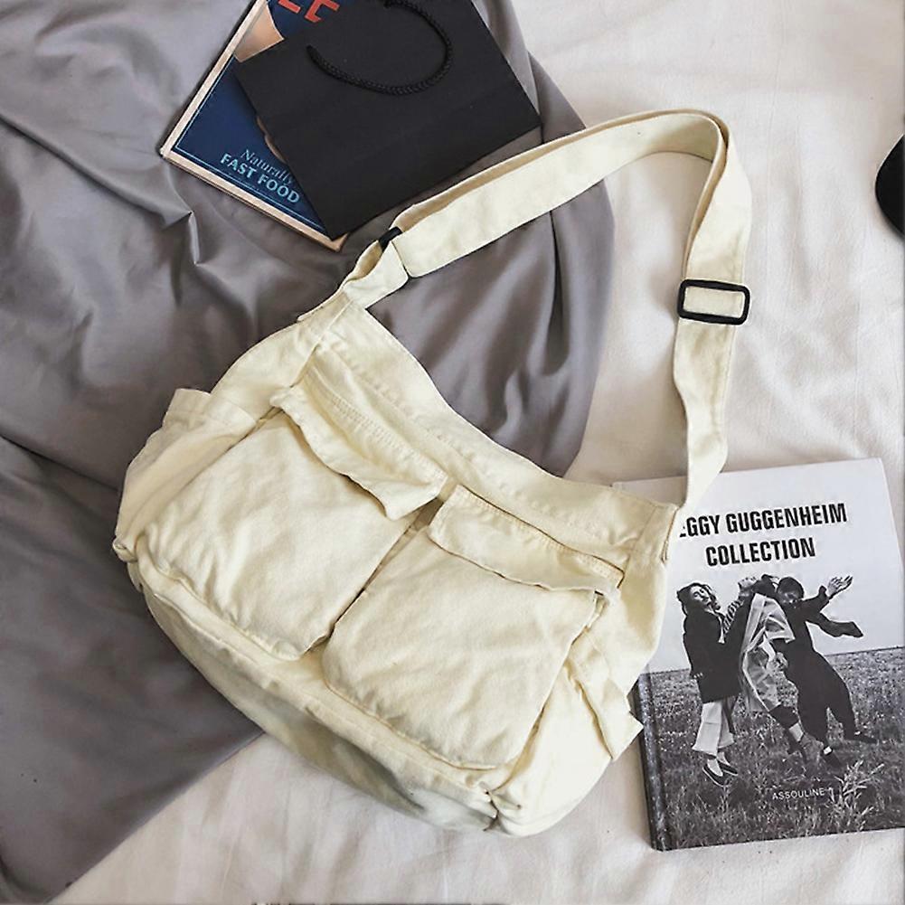 Borsa a tracolla semplice e colorata, borsa portatile multifunzionale per donne e uomini