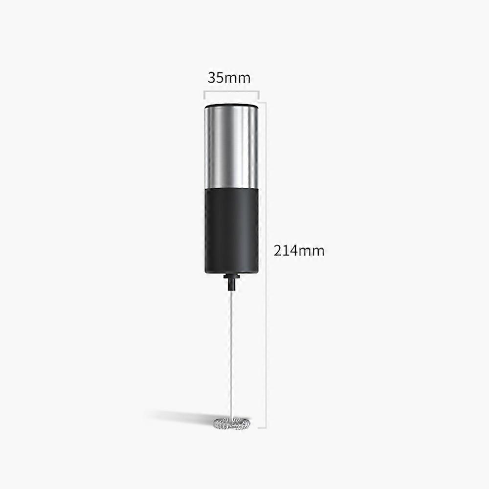 Electric Milk Frother Coffee Foam Maker Handheld Mini Blender Mixer Automatic Stainless Steel Whisk for Cappuccino Protein Powder Matcha Hot Chocolat