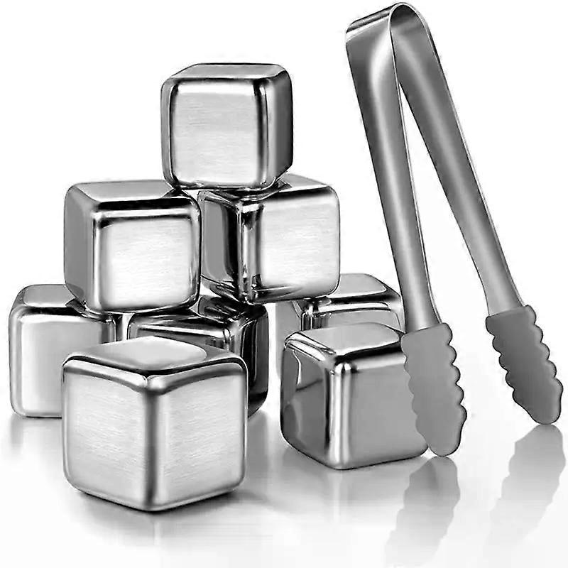 קוביות קרח מפלדת אל-חלד, אבני קירור רב פעמיות לוויסקי ויין, שומרות על המשקה קר לאורך זמן, מבחן SGS עבר