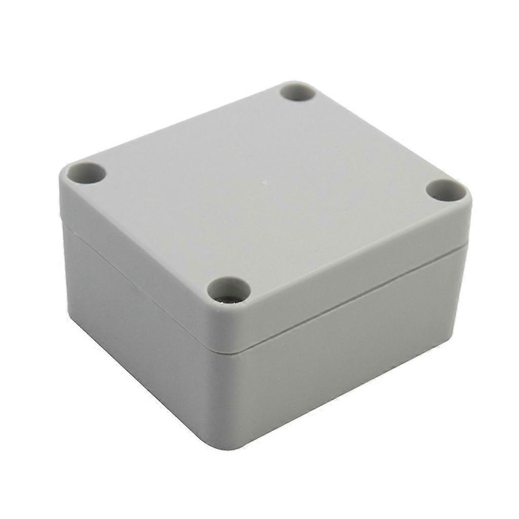 DIY Plastik Dış Mekan Su Geçirmez Bağlantı Kutuları Elektrik Kontrol Terminali Kablolama Bağlantı Güç Muhafazası Case Sea 63x58x35 Gri