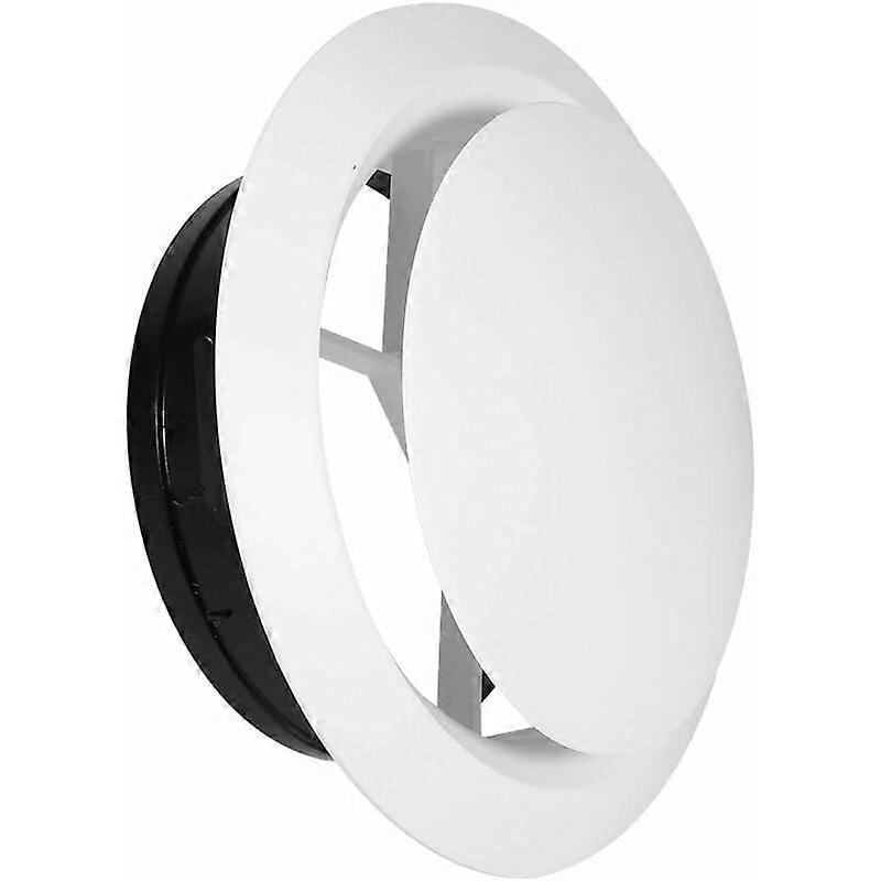 Luftventil Lock Hem Vägg Tak Diffusor Luftfrigöringsventil Enkelluftflöde Runt Vent Pipe Kåpor (150mm)