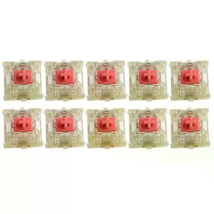 Cherry MX RGB Mechanical Keyboard Switches-10PCS Mute Pink Triangular Shaft