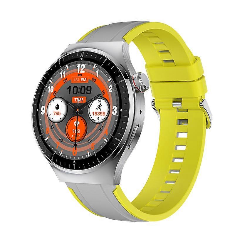 Smartwatch with Bluetooth Calling, 256MB Memory, and Music Playback(Yellow)