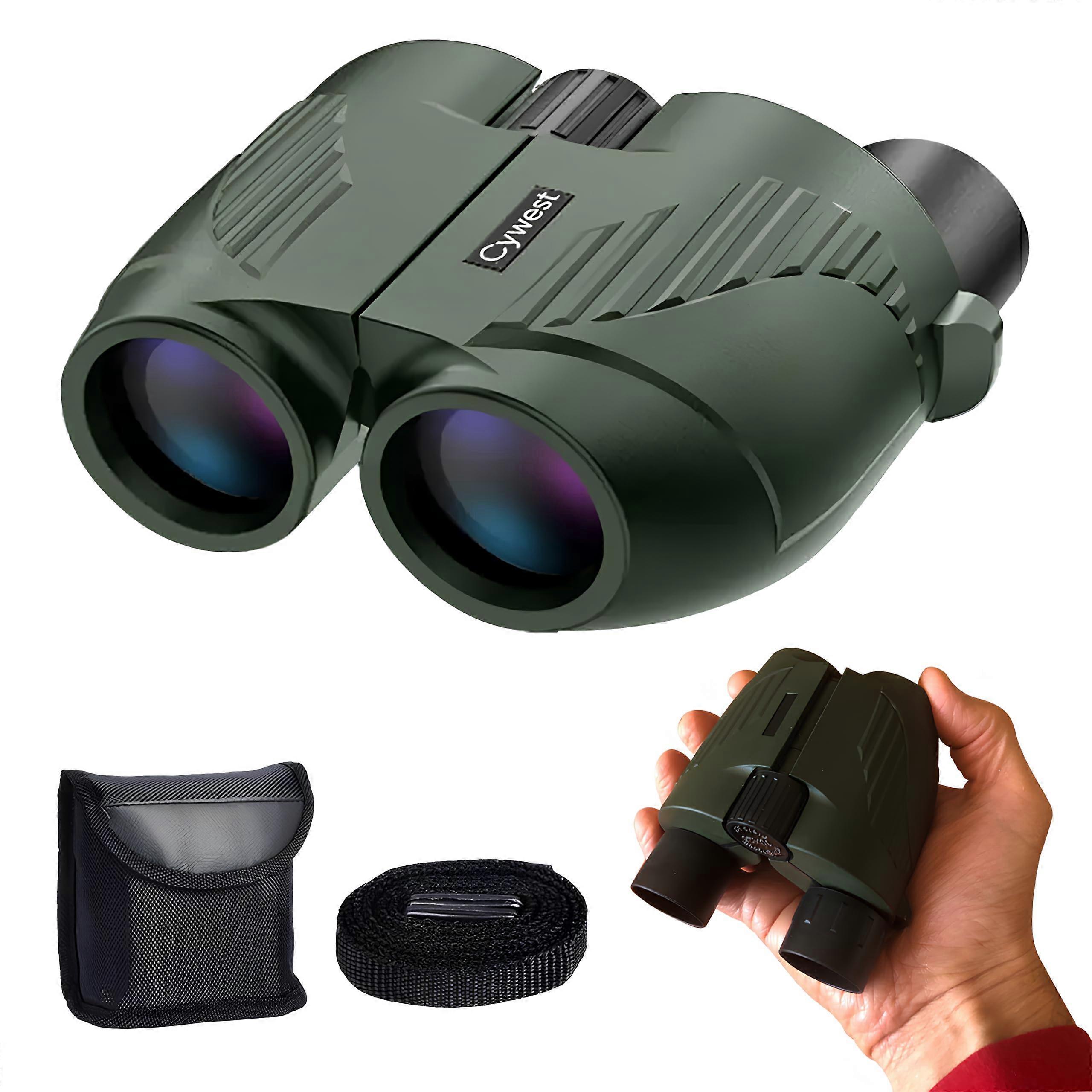 10x25 Compact Binoculars for Adults & Kids - Mini & for Bird Watching, Hiking