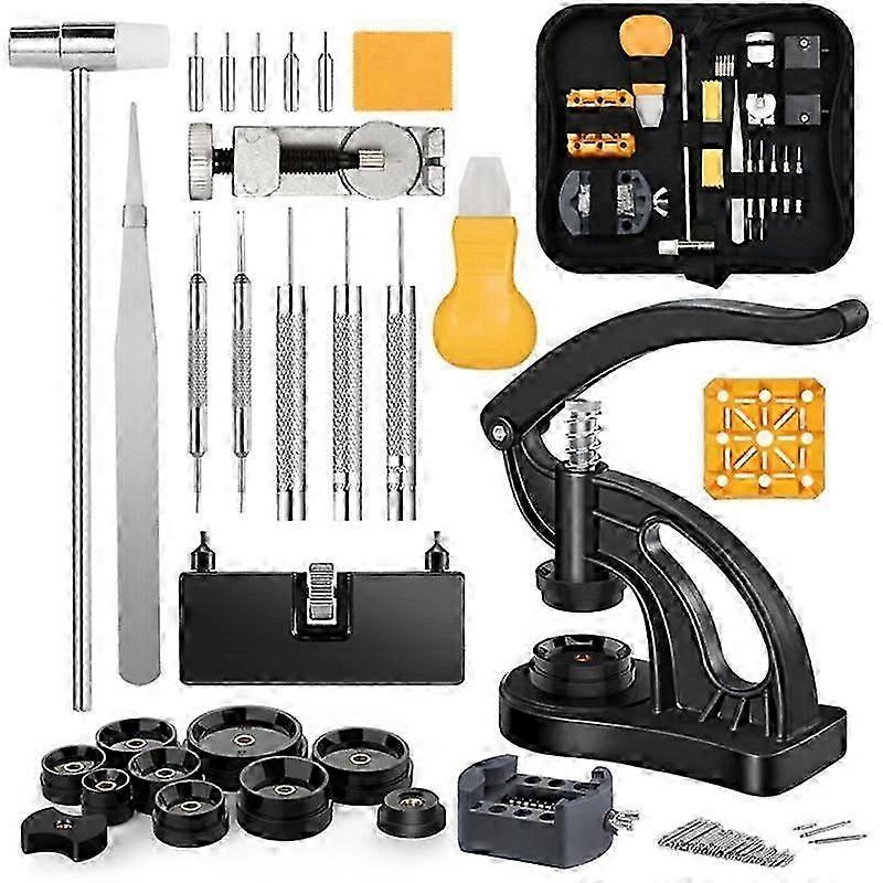 Watch Repair Kit + Watch Press Tool, Watch Battery Replacement Tool Kit, Watch Tool Kit com Watch Link Removal Tool