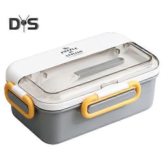 1 Set 900ml 3 Styles Lunch Case Large Capacity Practical Hot Water to Heat Lunch Box