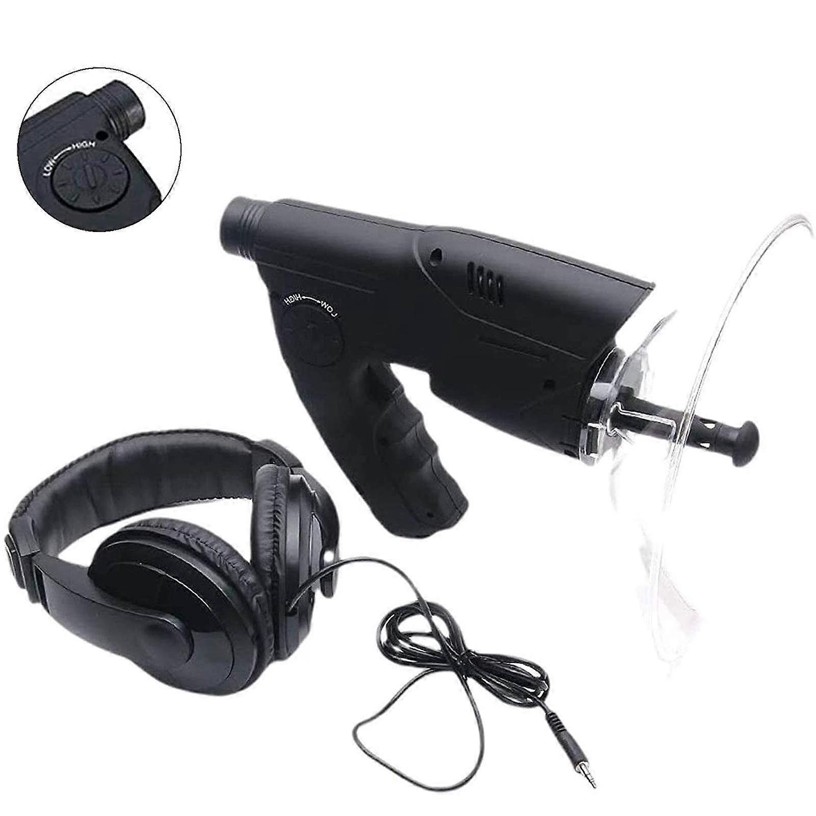 Directional Parabolic Microphone Long Range Listening Device - 8X Monocular Telescope for Scientists and Explorers