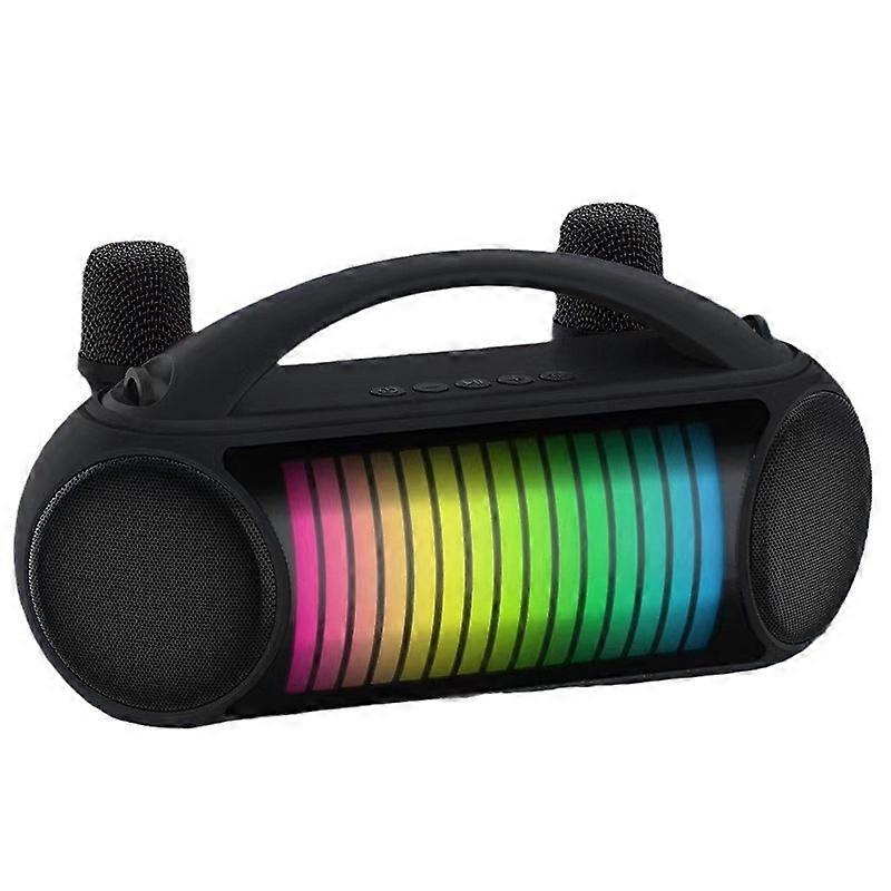 NewRixing NR-222 Haut-parleur Bluetooth sans fil coloré à double micro extérieur portable