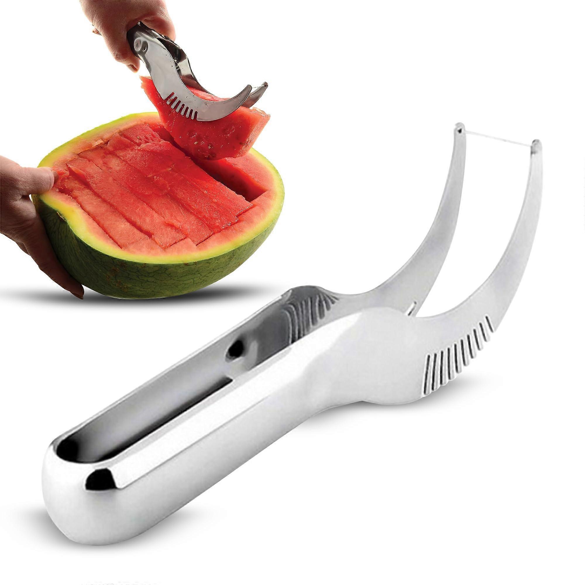 Watermelon Slicer Cutter. Stainless Steel, Sharp Blade, Ergonomic Design, Comfortable Grip