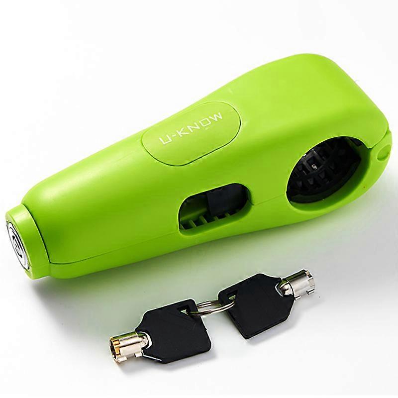 Buzzer Alarm Motorcycle Handlebar Lock - Durable, Non-Theft, Scratch Resistant ABS