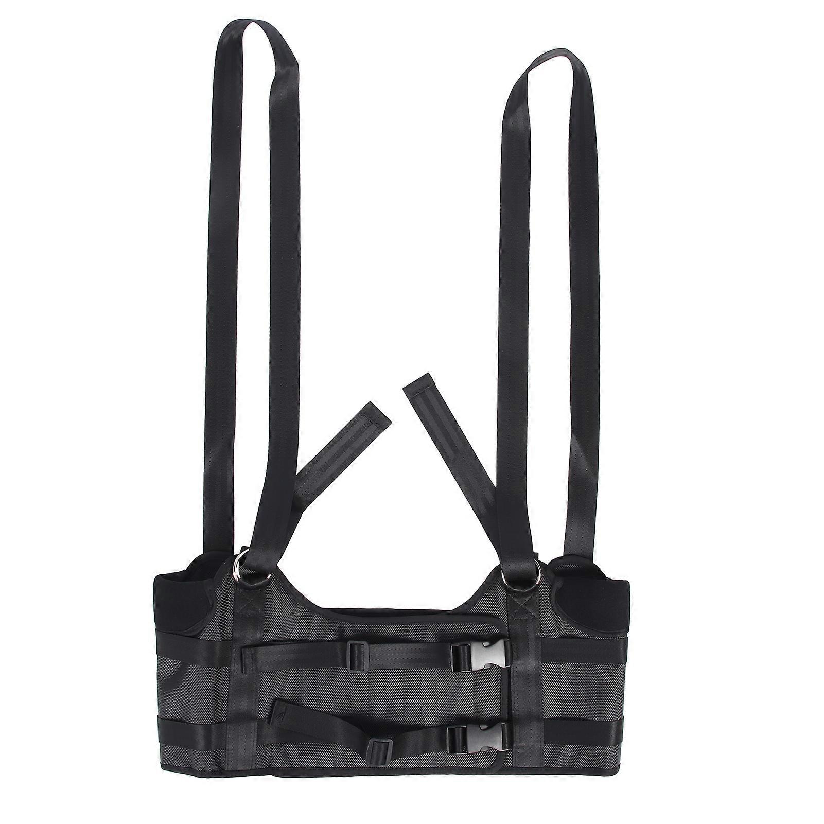 Stretcher Hanging Spinal Decompression Harness Alignment Device Decompressor Back Belt Lumbar Traction for Home Use 38.6 to 42.9in Waist