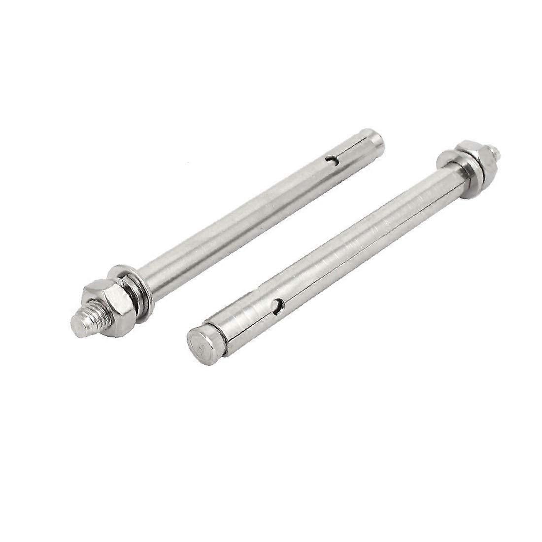 M10x150mm 304 Stainless Steel Air Condition Fitting Sleeve Anchor Expansion Bolt 2pcs (Color : Multiple Colors, Size : Medium)