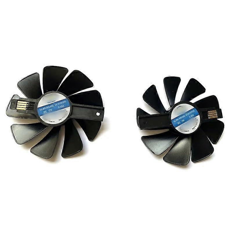 Graphics Card Cooling Fan 95MM CF1015H12D 12V 0.42A Compatible with RX 470 480 570 580 590 Nitro Mining Edition (2PCS)