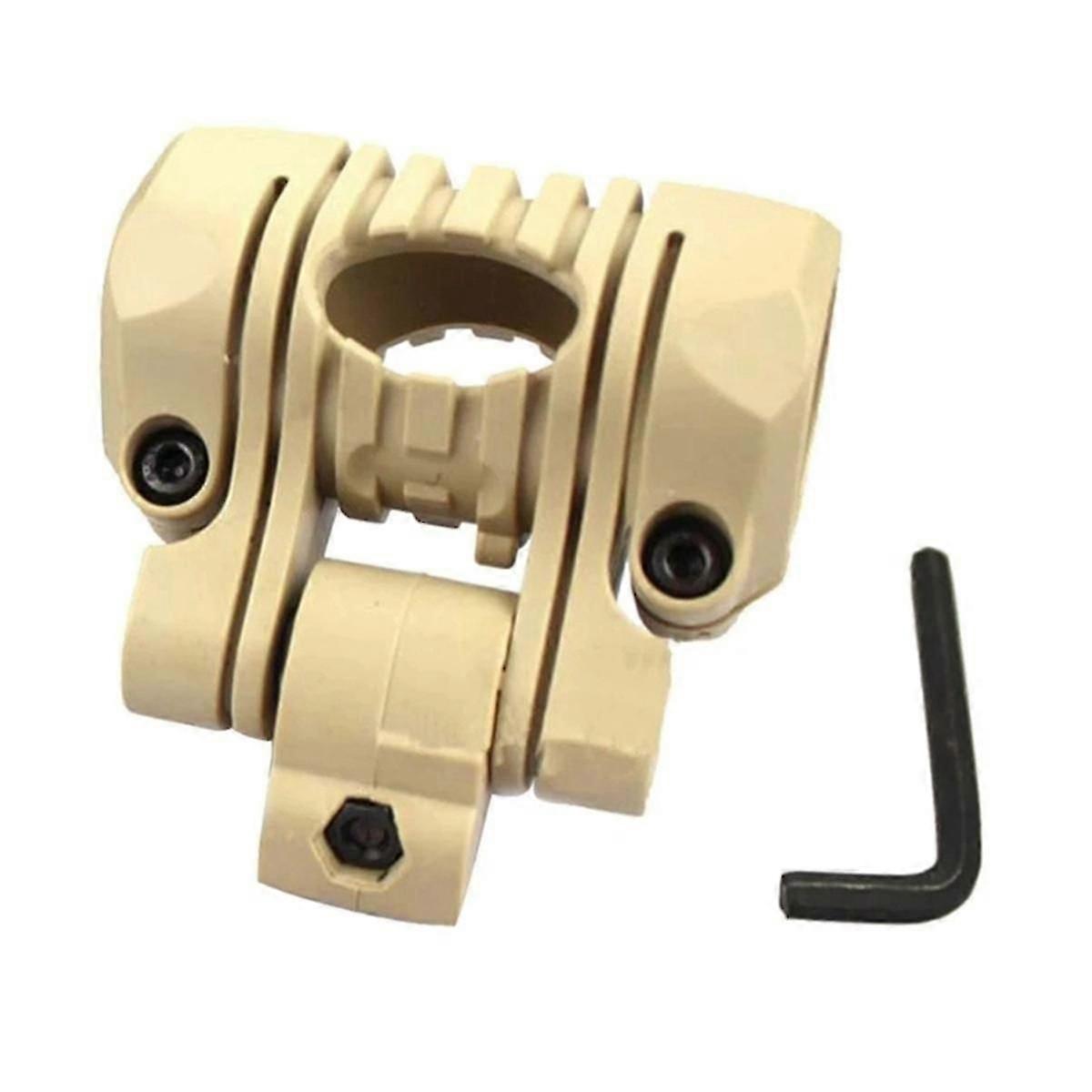 Helmet Special Lighting Flashlight Rail Helmet Accessories 25mm 5 Position Torch Clamp Torch Holder