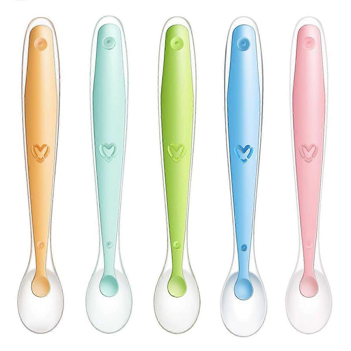 Baby Silicone Spoon, Soft Feeding Spoon