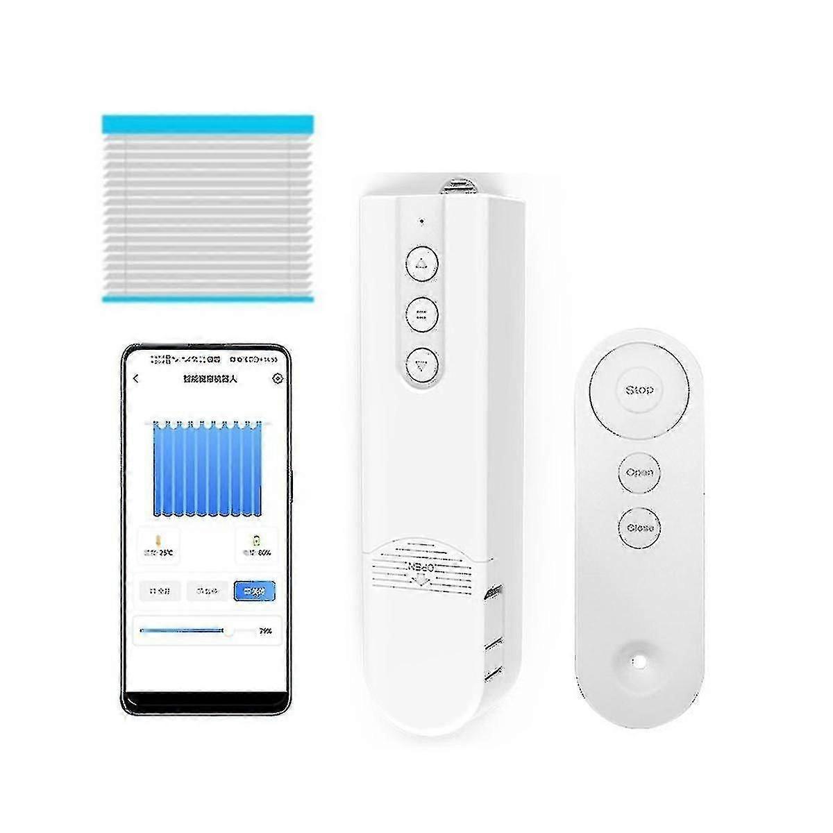 Smarta persienner motor öppna och stäng drivrutin bluetooth automatisk elektrisk rullgardin skugga L
