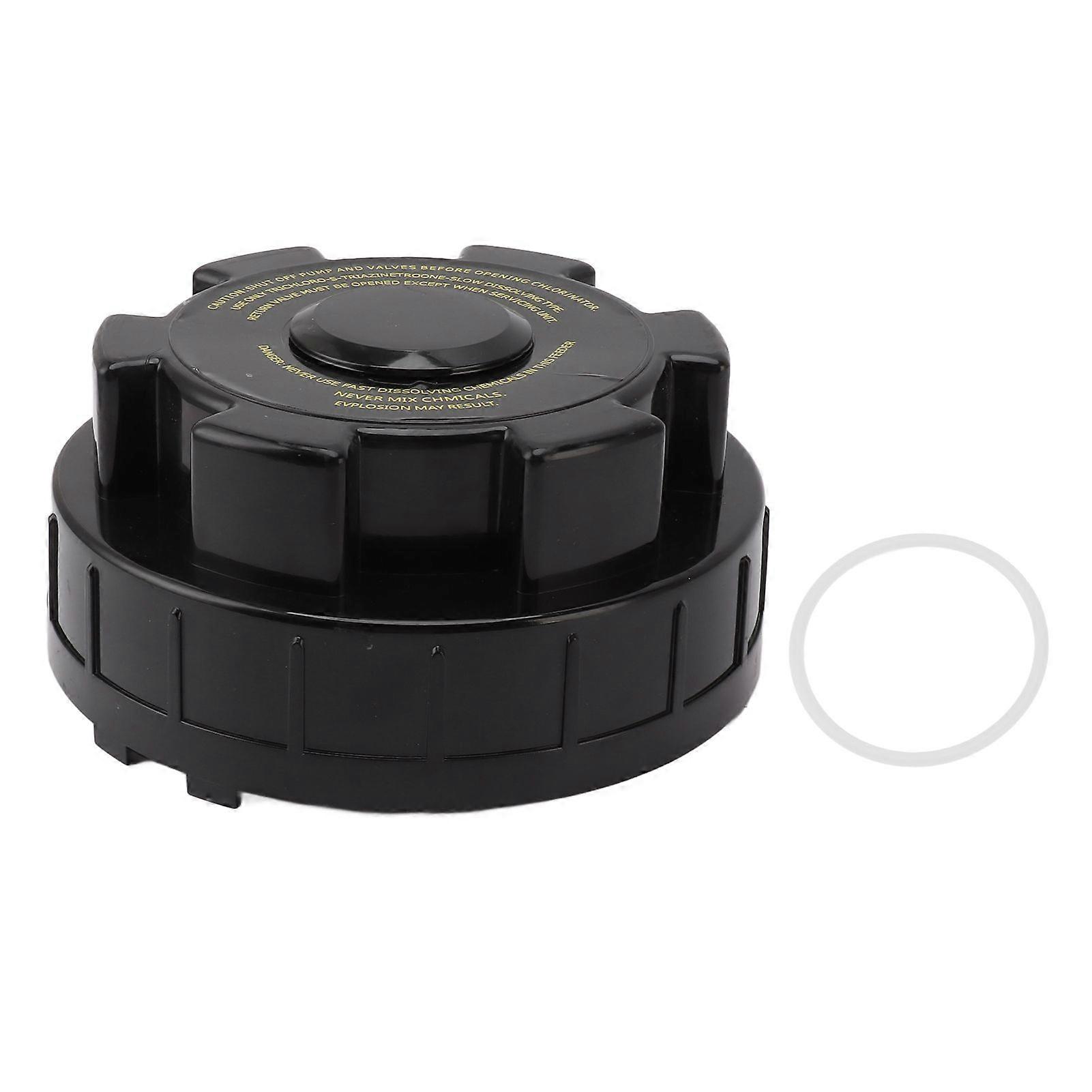 Chlorinator cover with O-ring gasket, suitable for Hayward CL220 chlorinator feeder, good seal