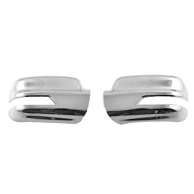 1Pair Rearview Mirror Cover Trim for Ram 1500 23 Silver Plating