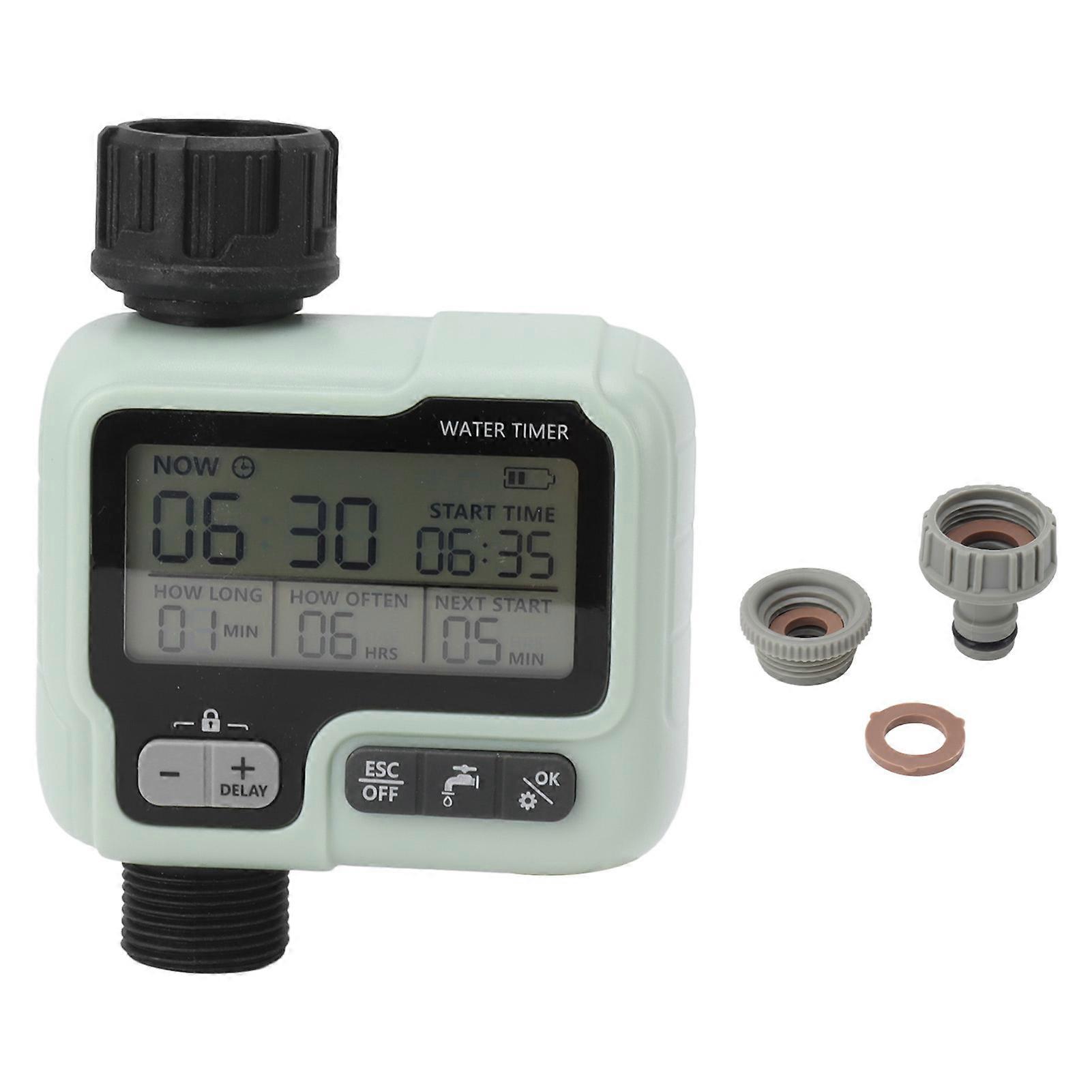 Sprinkler Automatic Watering Delay Manual Programmable Water Timer for Outdoor Garden Yard Lawn