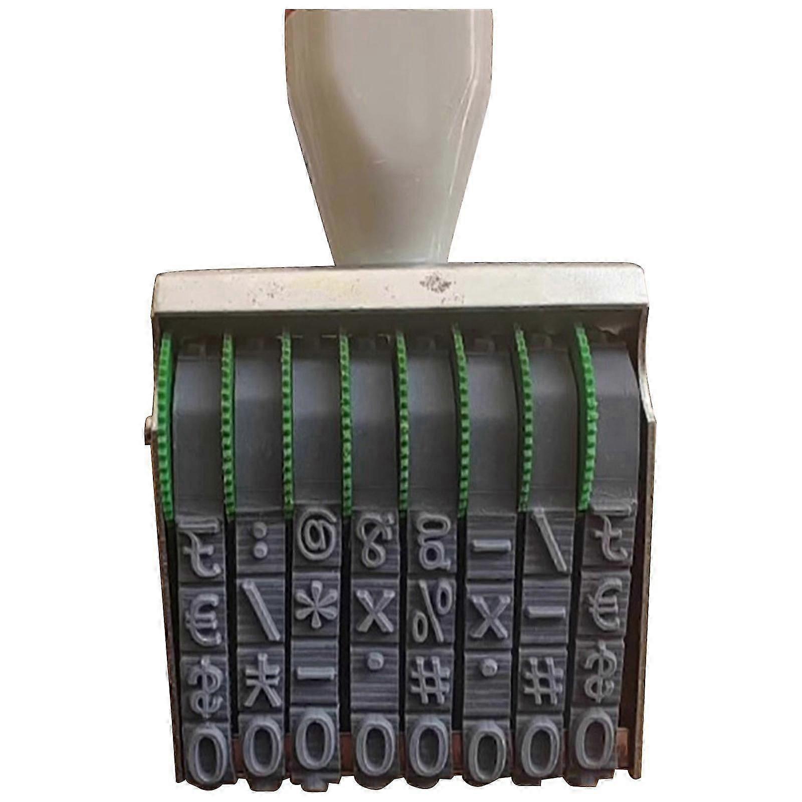 Number Stamp 0-9 Numbering Stamp Rotating Digits Number Stamp Date Stamp Adjustable Plastic Number Stamp