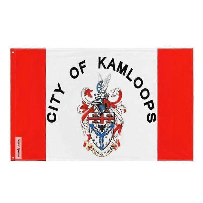 Flag - Kamloops - 120 x 180 cm - Polyester - Double-sided print - Metal eyelets