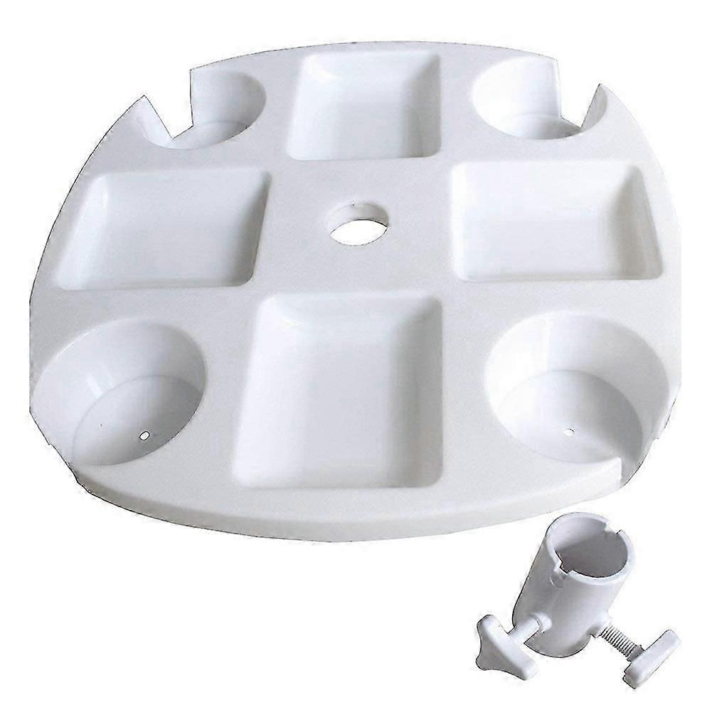 Beach Snacks Drinks Tray for Camping Swimming Pool