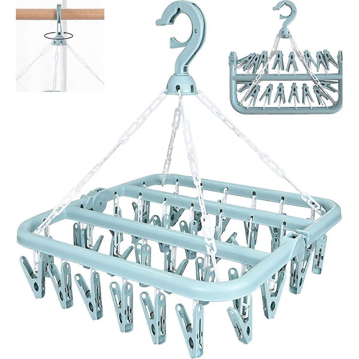 Dryer Sock Hanger Underwear 32 Clips