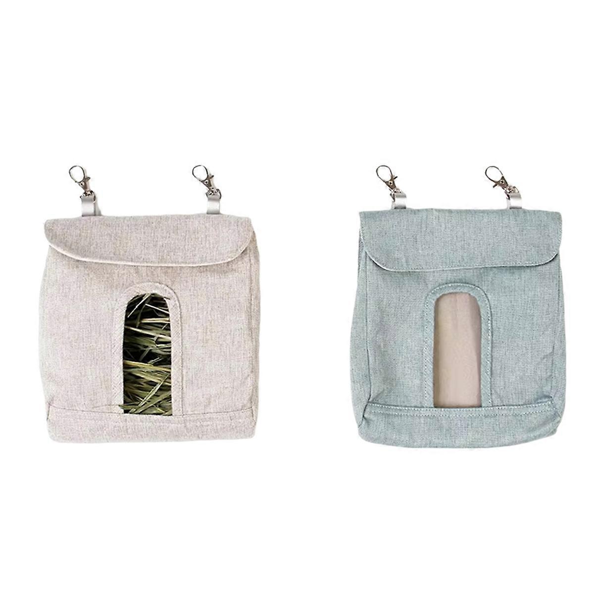 Hanging Feeding Bag Hay Bag Feeding Dispenser Guinea Pig Small