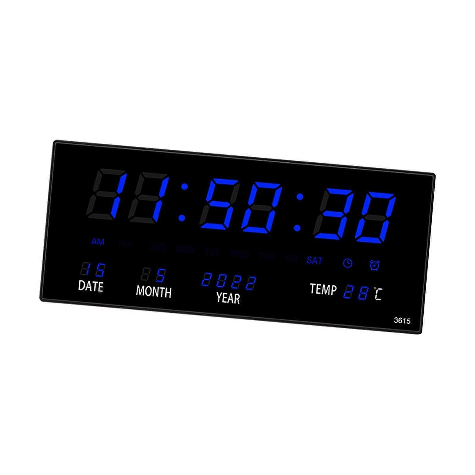 Digital Alarm Clock, with Date Month Perpetual Calendar Electronic Clock