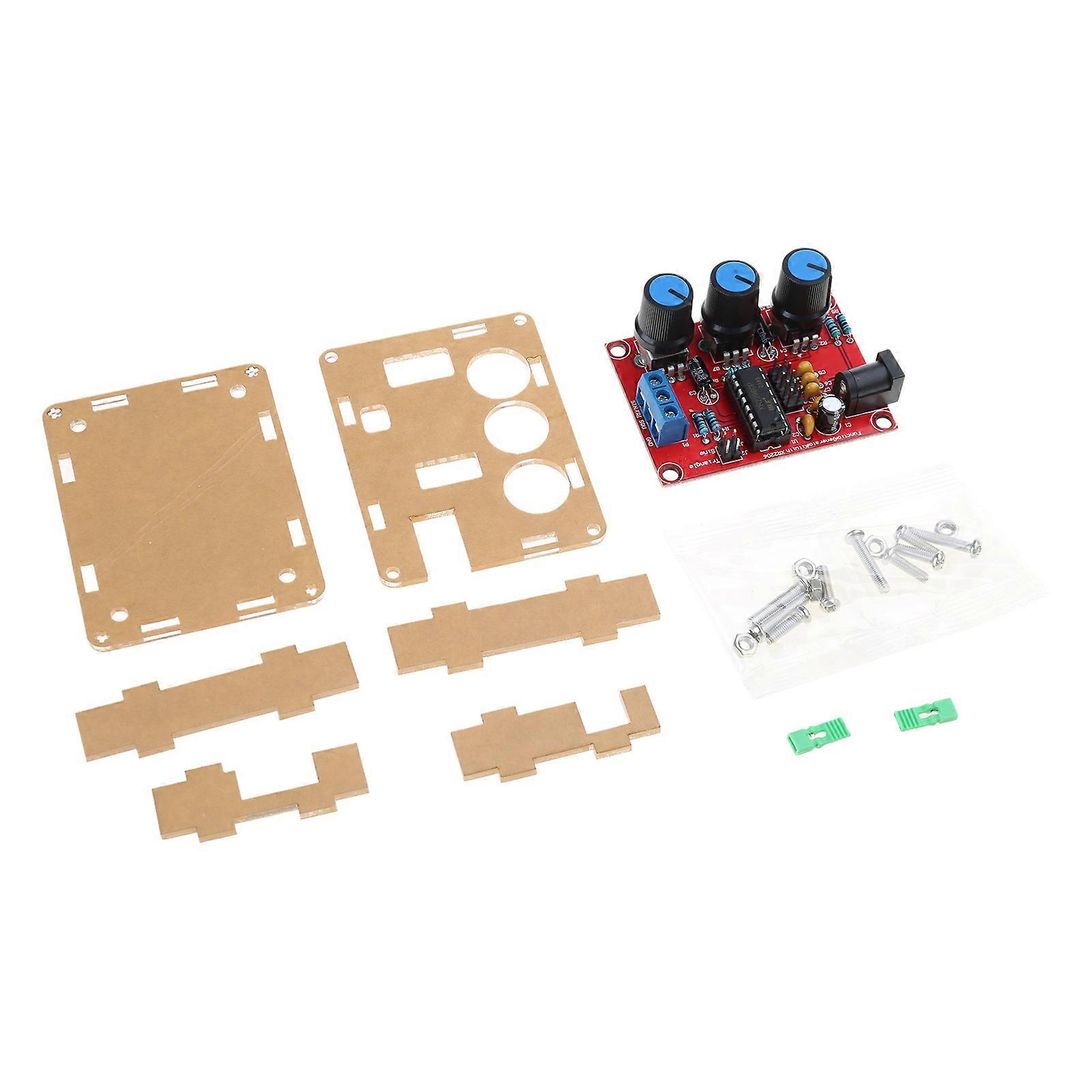 XR2206 Function Generator DIY 1Hz-1MHz Adjustable Frequency Signal Generation Module Kit for Electronics Lab Experiments
